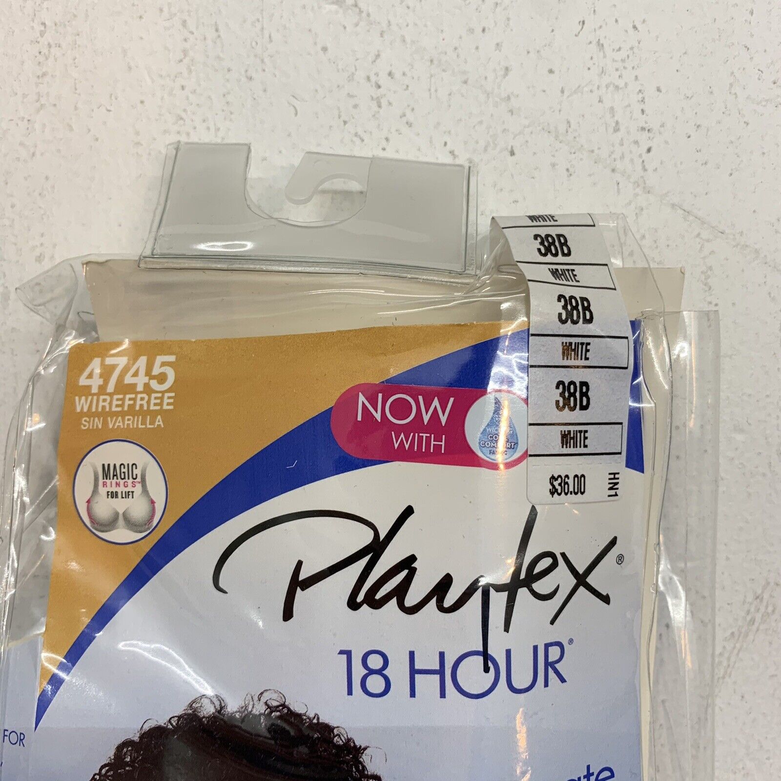 Playtex Playtex 18 Hour 4745 Lift and Support Bra, 38B - White