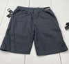Wicked Stitch Flex Fabric Shorts Charcoal 2-Way Flex/ Pockets Mens Size L New