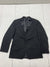 Ike Behar Mens Black Suit Jacket Size 38 Short Slim Fit