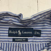 Polo Ralph Lauren Mens Blue Striped Long Sleeve Button Up Size XL