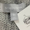 Nordstrom Light Gray Sleeveless Cardigan Sweater Vest Women One Size NEW