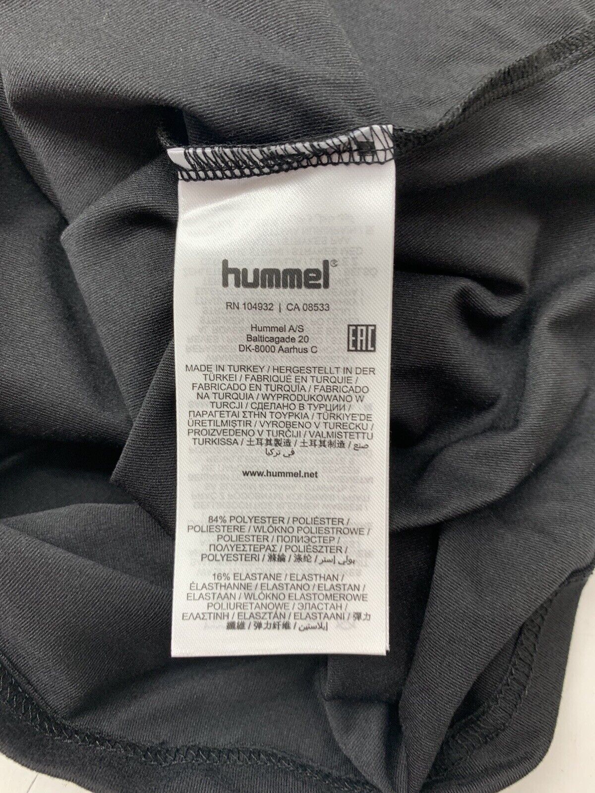 Hummel Mens Virgil Black T Shirt Size Medium New - beyond exchange