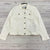 Eddie Bauer White Classic Cotton Button Up Denim Jean Jacket Woman’s Size XL NEW