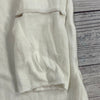 Michael Stars Chalk Long Sleeve Pullover Contrast Tunic Shirt Women Size L NEW