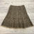 Elie Tahari Womens Beige embroidered Evita lined skirt size 12