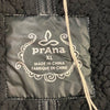 Prana Black Zip Up Puffer Diva Vest Faux Sherpa Liner Women Size XL NEW
