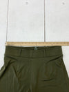 Womens Green Back Zip Shorts Size XL
