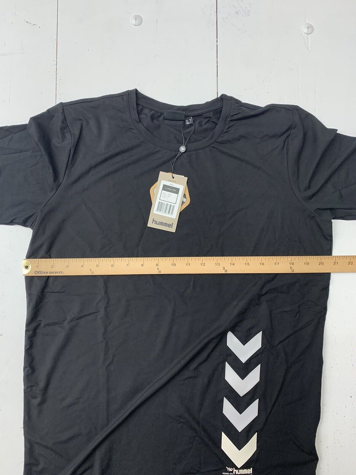Hummel Mens Virgil Black T Shirt Size Medium New - beyond exchange | Sport-T-Shirts