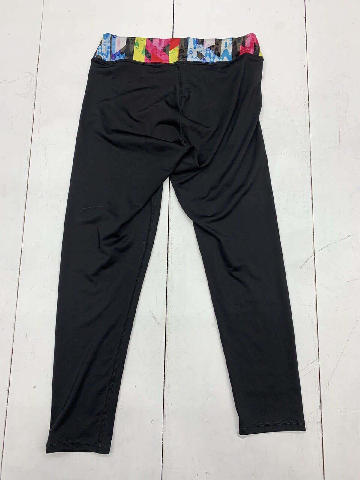 Delicia Womens Black Athletic Leggings Size Large - beyond exchange