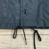Vintage Velva Sheen Navy Snap Close Windbreaker Jacket Adult Size S Made In USA