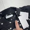 Equipment Femme Slim Signature Black Silk Star Print Button Up Women’s XS New