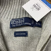 Polo Ralph Lauren Mens Grey 1/4 Zip Pullover Sweater Size XXL