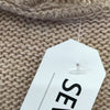Seven Nox Boutique Mauve Raw Hem Knit Hoodie Sweatshirt Women Size M NEW