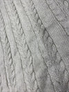 Athleta Crossroads Crew Sweater Silver/White ￼Metallic Womens Size ￼M NEW