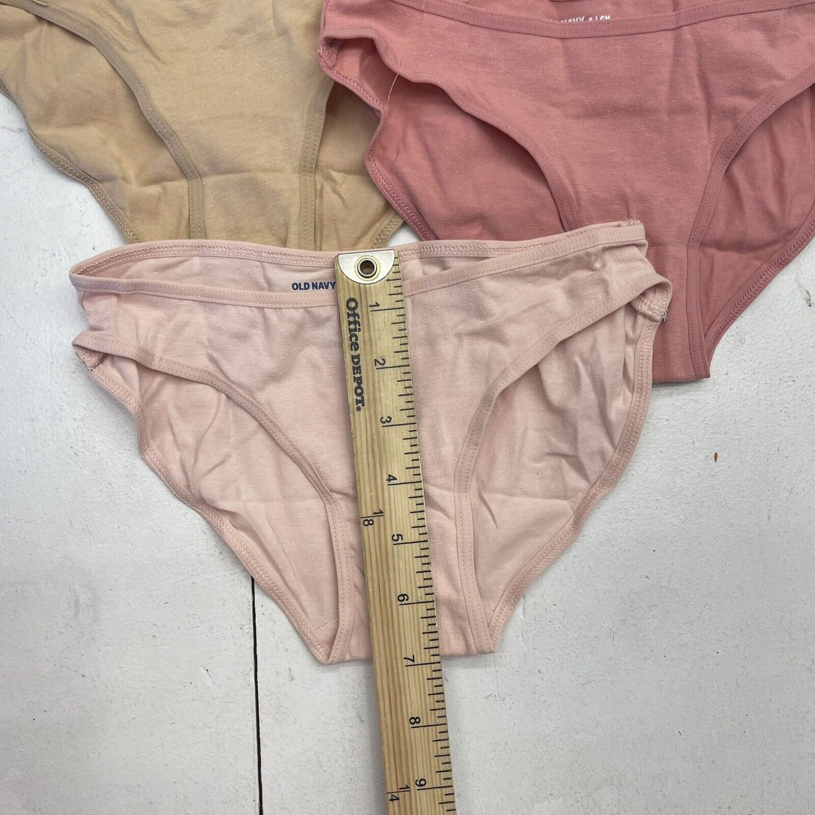 Old Navy Girls 7 Pack Multicolored Bikini Underwear Size Small New