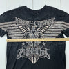 Xtreme Couture Mens Black Short Sleeve Shirt Size 2XL
