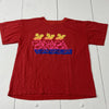 Vintage Canada Red Graphic Short Sleeve T-Shirt Adult Size L Made In Canada