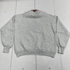 VINTAGE Fruit Of The Loom Embroidered Cat Turtleneck Sweatshirt Women Size L