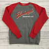 Charlie Hustle Boulevard Brewery Red Gray Sweater Men Size S Kansas City
