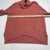 MOTH Anthropologie Fireside Pink Knit Turtleneck Sweater Women’s Size Small