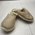 Beige Memory Cushioned Super Scuffs Slippers Women’s Size Large NEW