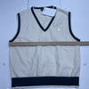 We11done Ivory Logo Metal Detail Knit Vest Unisex Size Large New $387