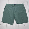 Johnnie O Dawn 2 Dusk Palm Green Hybrid Shorts Mens Size 40