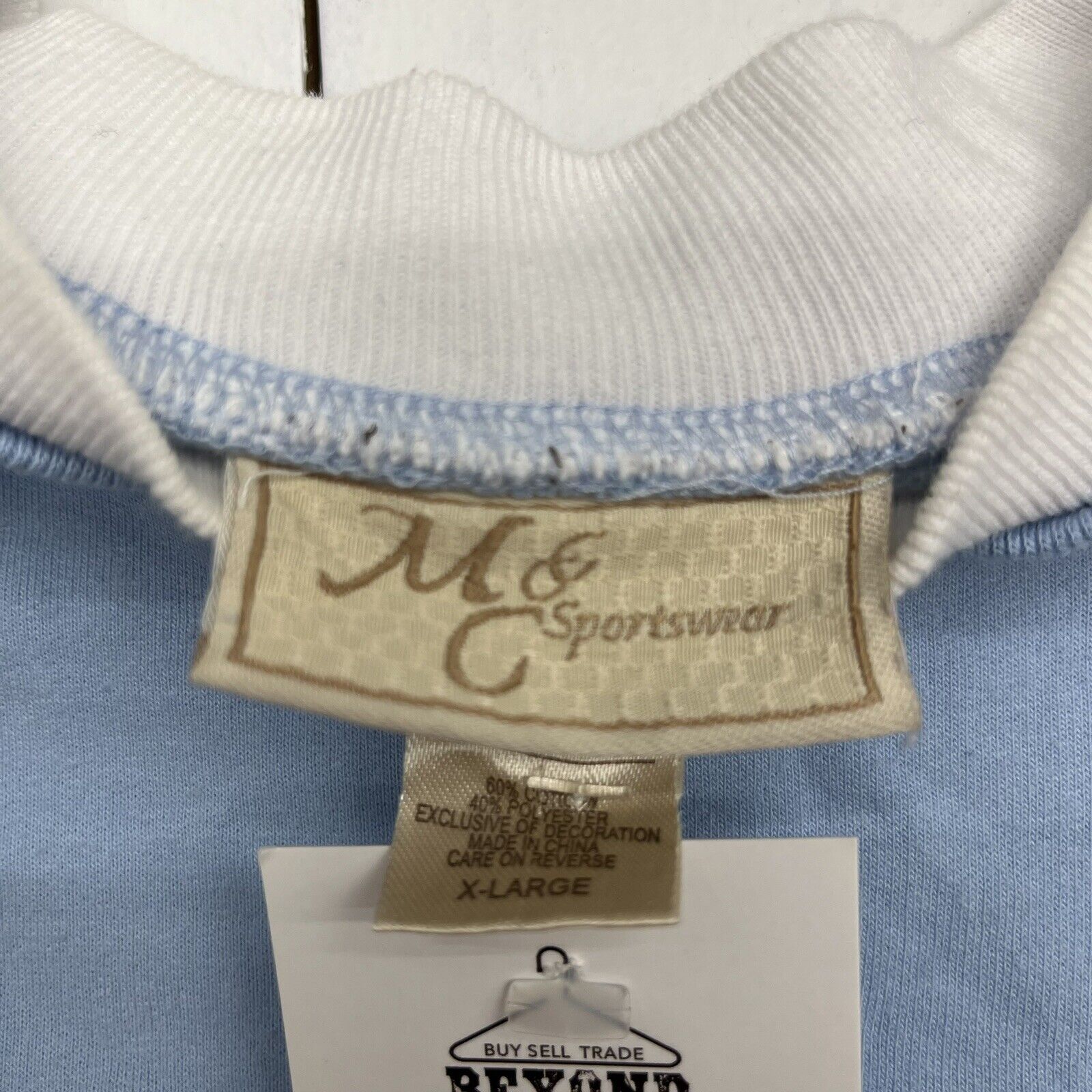 Vintage M&C Sportswear Blue 90's Snow Jolly Christmas Sweater Unisex S -  beyond exchange