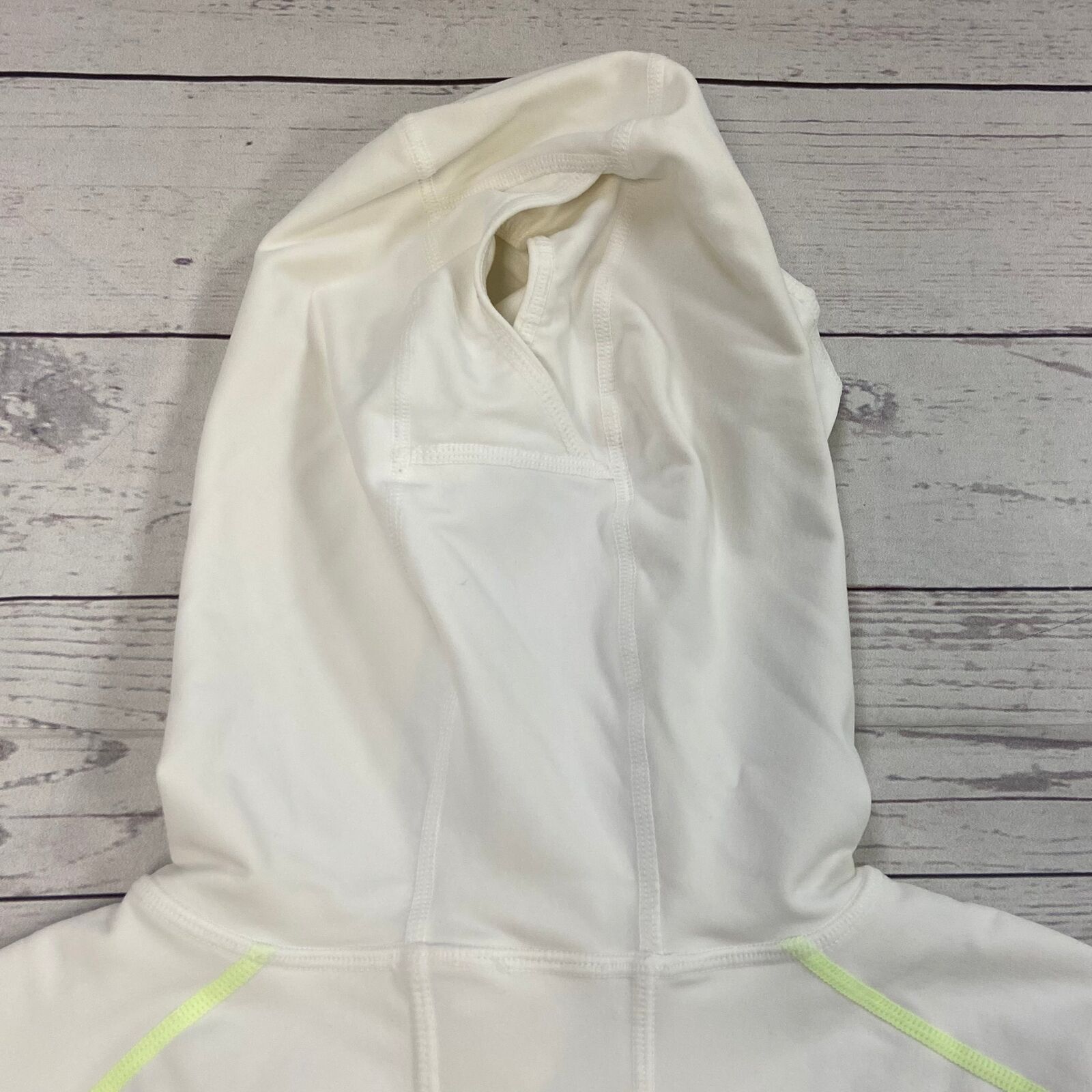 LuLuLemon White Half Zip Active Hoodie Pullover Long Sleeve Shirt