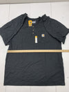 Carhartt Mens Black Long Sleeve Loose Fit Shirt Size 2XL