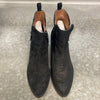 Jeffrey Campbell Ibiza Last Black Boone Nubuck Leather Snake Ankle Boot Size 10