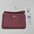 Coach Corner Zip Wristlet Perforated Signature Leather Rouge Pink 2961 NEW *