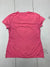 Fila Womens Pink Athletic Short Sleeve Shirt Size Large