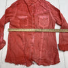 BKE womens Pink Long Sleeve Button Up Size XL