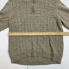 Tommy Bahama 1/4 Zip Biege Sweater Mens Size Large