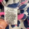 Jude Connally Pink Wild Print Long Sleeve Tunic Blouse Spandex Blend Women Size