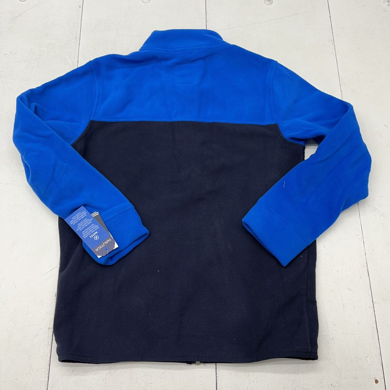Nautica Lapis Blue Fleece Performance Jacket Boys Size Large NEW - beyond  exchange