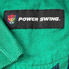 Power Swing Green Striped Short Sleeve Polo Golf Shirt Men Size M