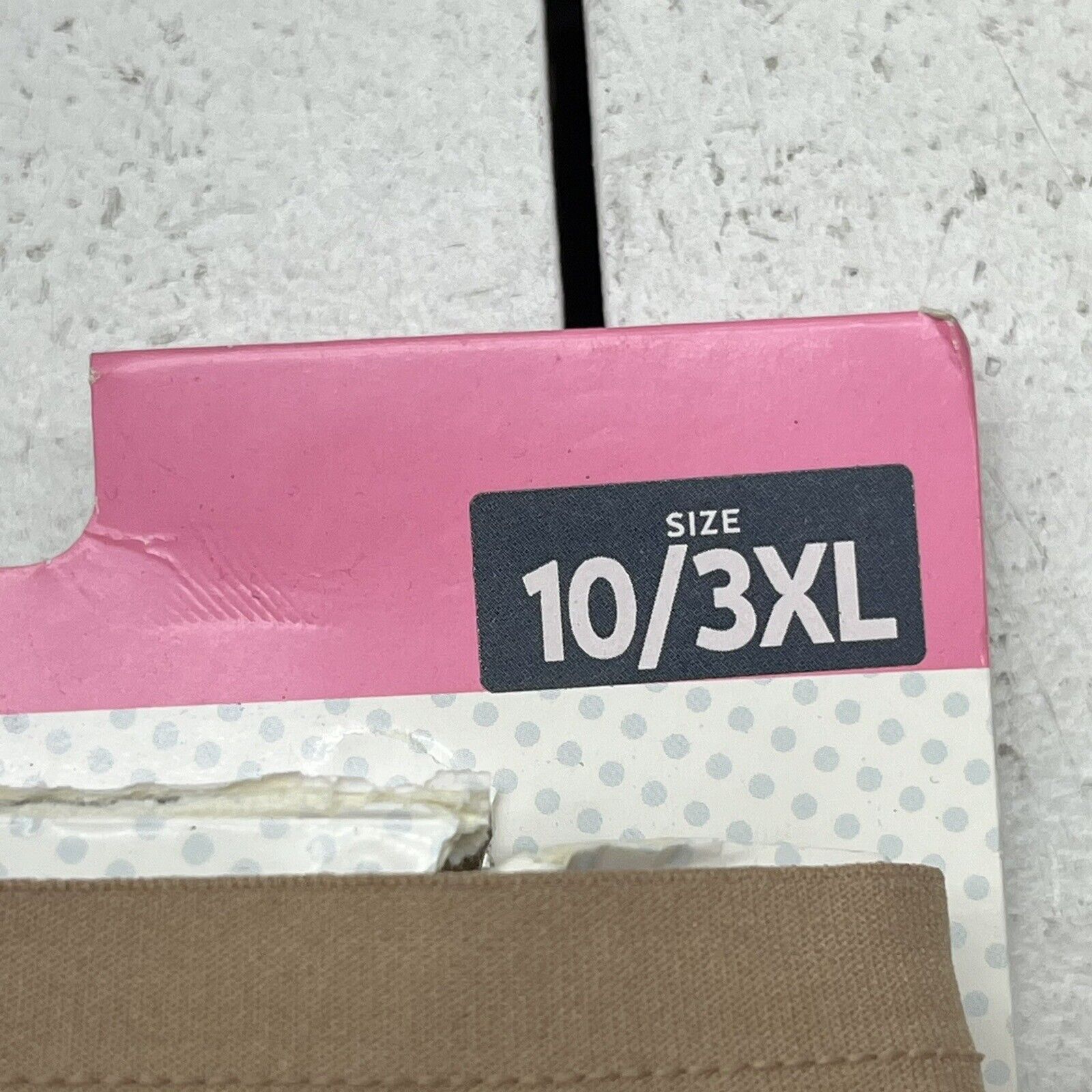 Hanes Neutral 3 Pack Cotton Stretch Period Briefs Womens Size XXX