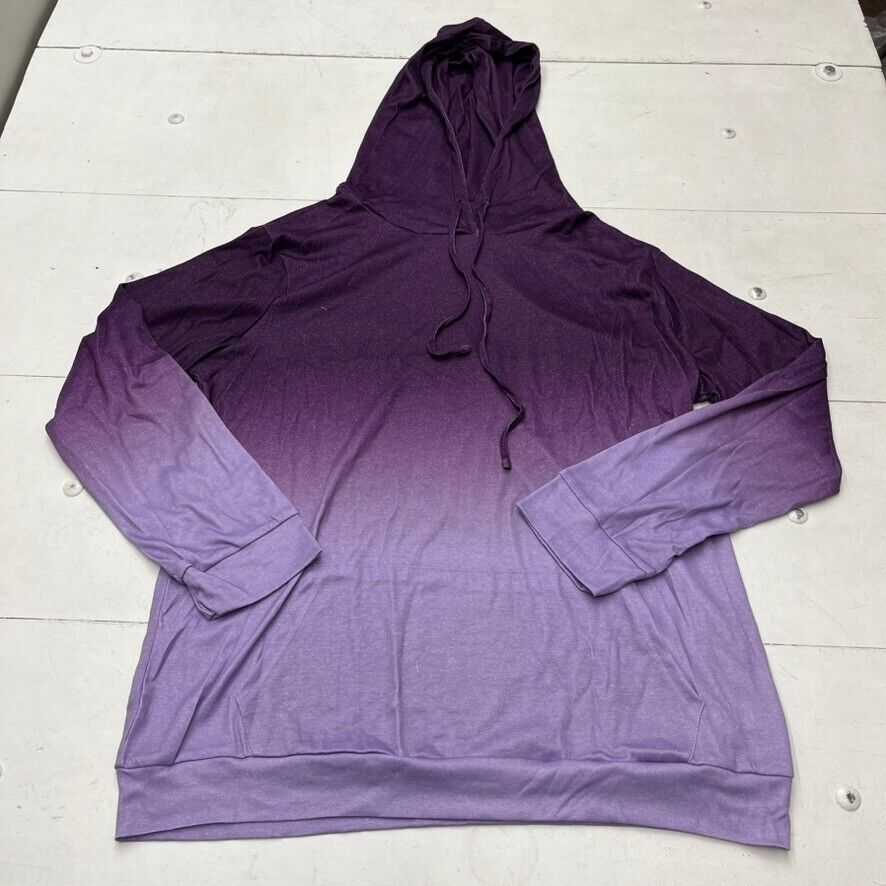 Onlypuff Purple Ombre Sweatshirt Women's Size XX-Large NEW