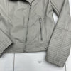 Jack By BB Dakota Grey Faux Leather Moto Jacket Women’s Size Medium