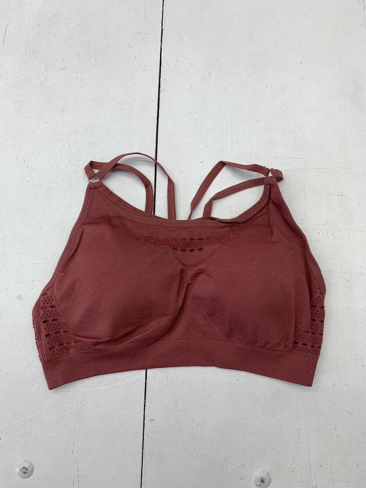 Unbranded Womens Red Athletic Sports Bra Size XL