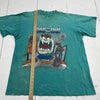 Vintage Taz Devil Menace To The Court Teal Graphic T Shirt Adults Size XL