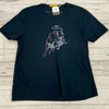 Goldlion Navy Graphic Bull Short Sleeve T-Shirt Men Size 3XL Fits Smaller