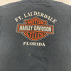 Harley Davidson Ft Lauderdale Florida Black Short Sleeve Henley Men’s Size L/XL
