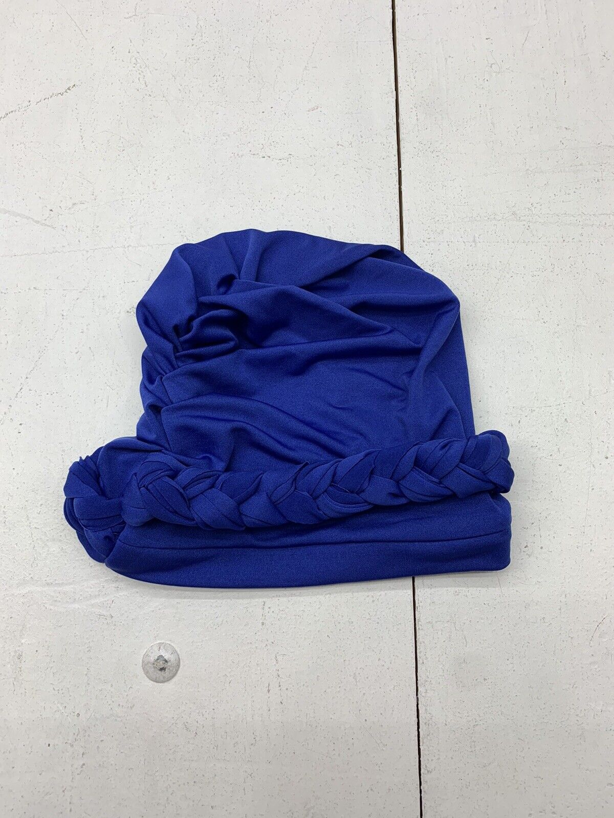 Unbranded Womens Blue Elastic Cap One Size