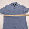 Quicksilver Waterman Blue Short Sleeve Button Up Mens Size Small