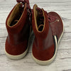 Bally Switzerland Oldani Red Leather High Top Sneakers Shoes Men Size 8 D *