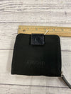 Vintage Joan &amp; David Black Fabric And Leather Wallet