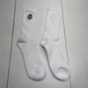 Fashion Nova White OG Crew Socks Mens Size OS